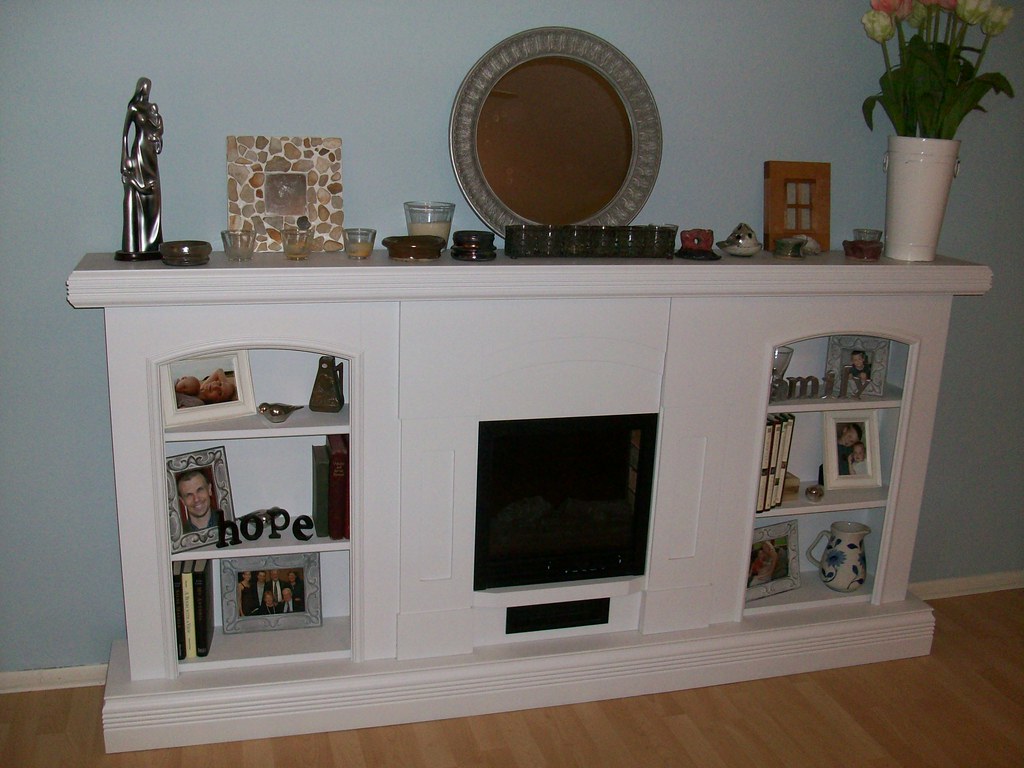 Fireplace Bookshelf This Custom Electric Fireplace Shelf P Flickr