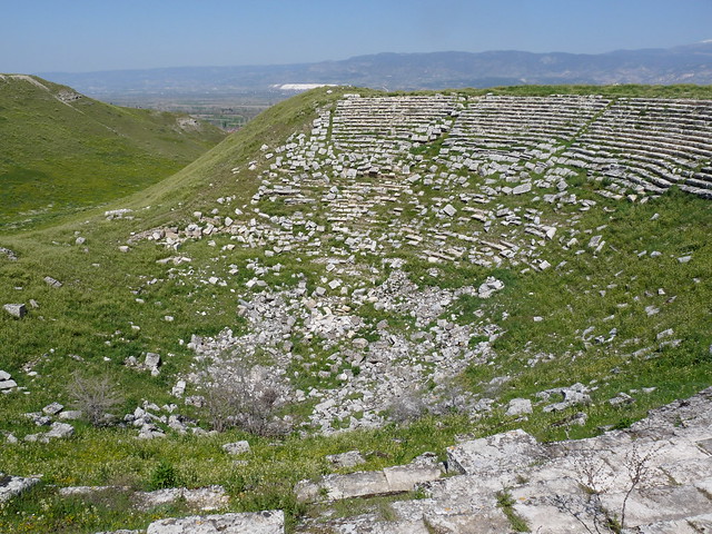 ruined theatre in Laodicea