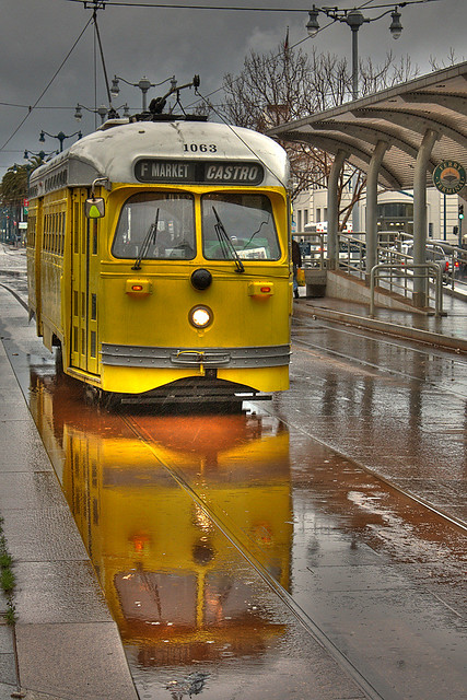 Yellow Street Car
