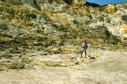 In the volcanic crater at Nissyros