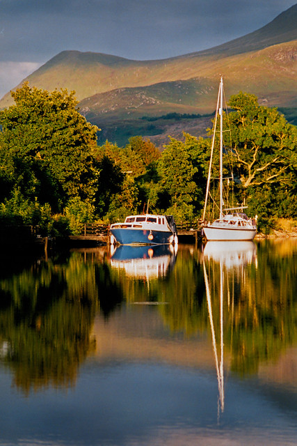 UK - Scotland - Fort William - Caledonian Canal reflections