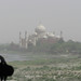 Spidey enjoying the view of the Taj Mahal from Agra Fort. Agra, India 19APR09