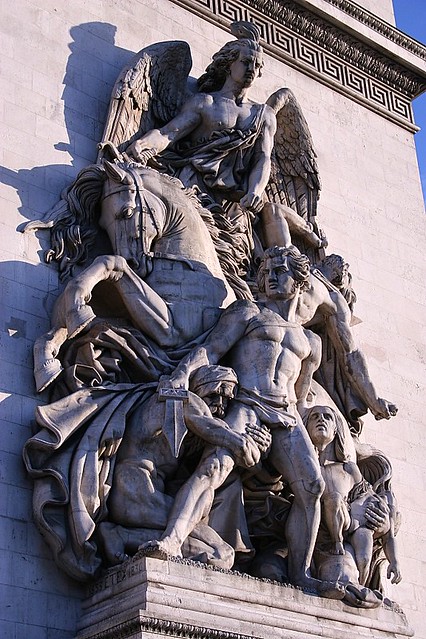 Scultures which can be found on the Arch