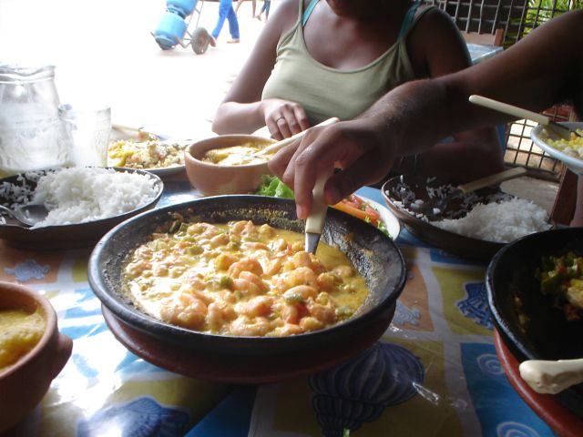 Moqueca de camarão