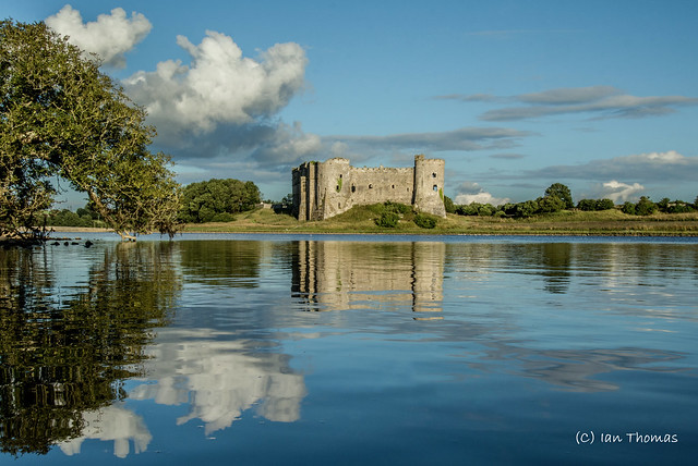 Carew Castle Over The Tidal Mill .. South Wales