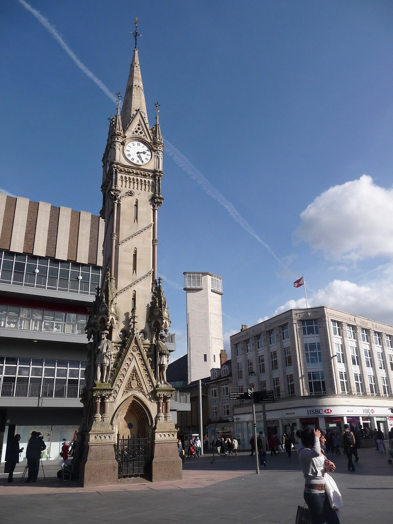About Leicester - Haymarket and clock tower