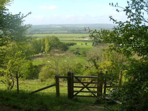 looking down Tring to Berkhamsted