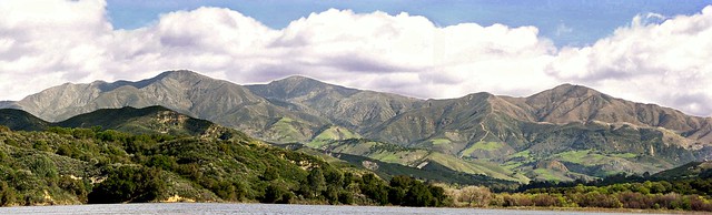 Santa Ynez Mountains from Lake Cachuma