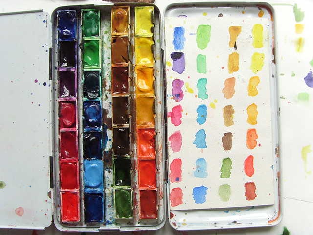 watercolor box