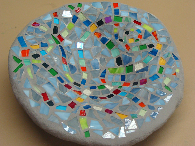 Sue's Garden mosaic Bowl