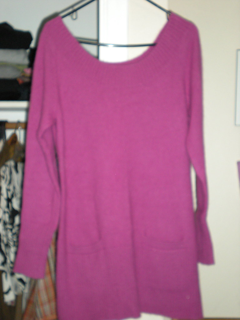 pink sweater dress | H&M, 50% angora/50% polyamide, medium, … | Flickr