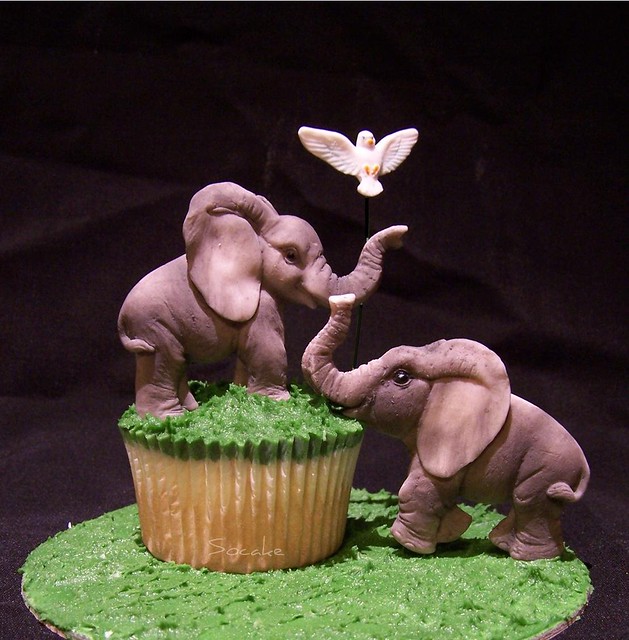 Elephant cupcake