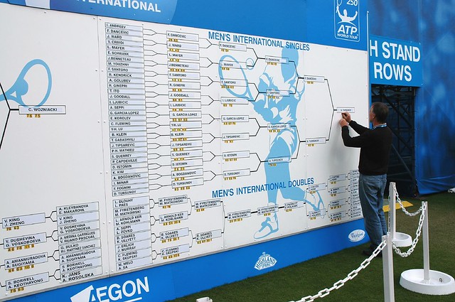 Adding the final winners name to the first Men's Tour at Eastbourne 2009