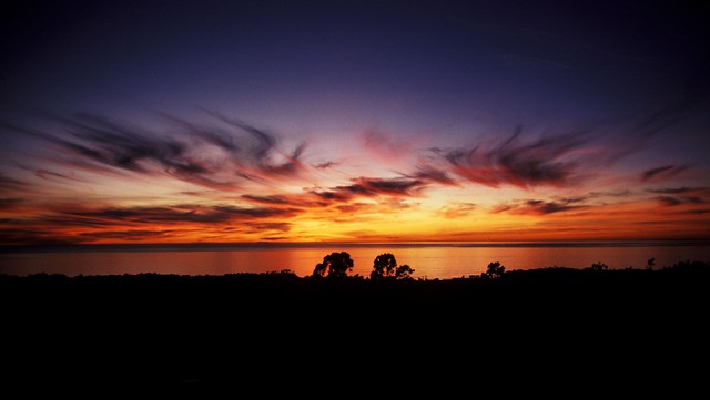 Living in a Painting: Sunset - California, Palos Verdes Estates - 1986 1986_A_109-2