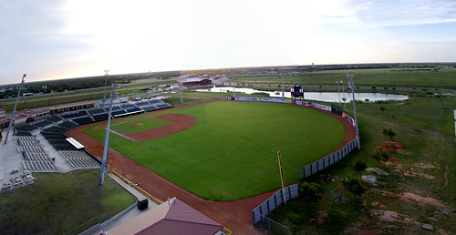 sunset field texas baseball kap kiteaerialphotography