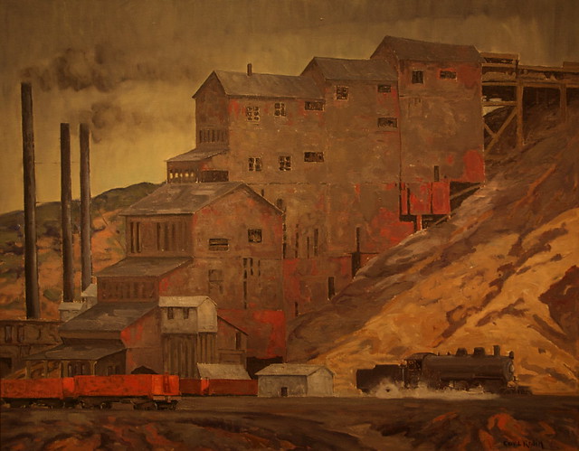 At Madrid Coal Mine, New Mexico by Carl Redin
