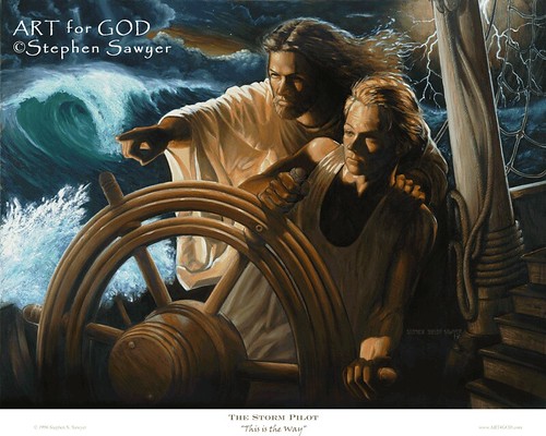Jesus-The-Storm-Pilot | This painting is titled, 