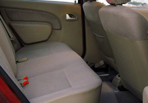 Mahindra Renault Logan Rear Seats Interior Photo Mahindra