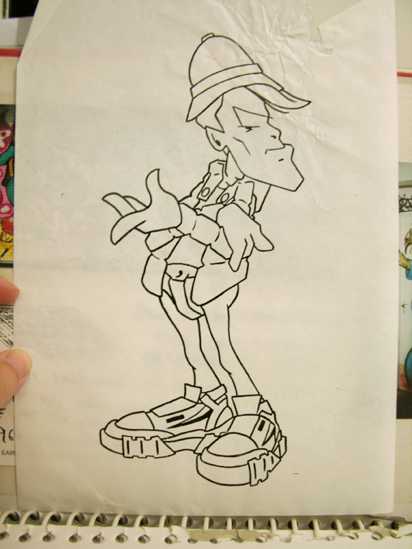 Buck, Manchester, character outline, 1989