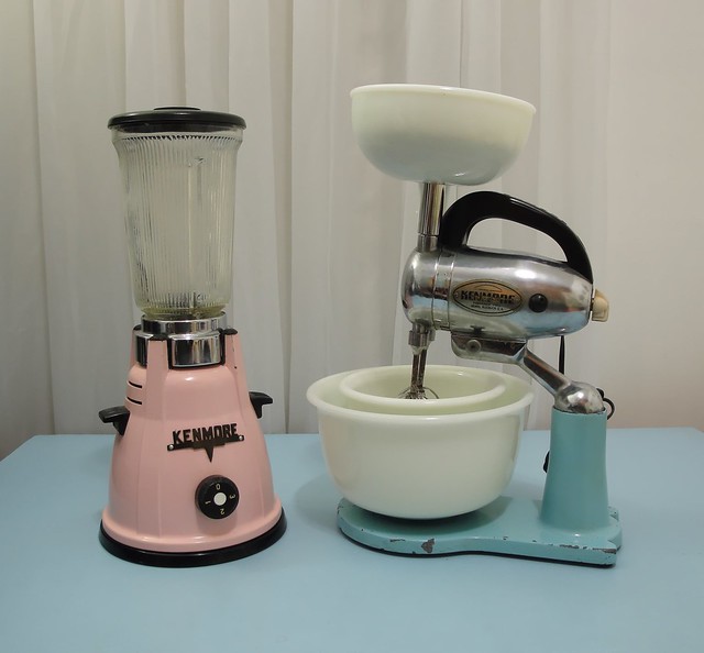 50's Kenmore blender and stand mixer