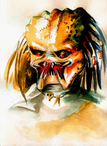 Predator (Watercolour) | by kelvinzhang87@flickr