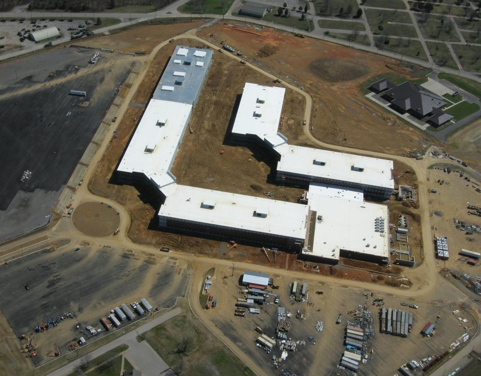Aerial view of new Human Resources Center of Excellence at Fort Knox, Kentucky