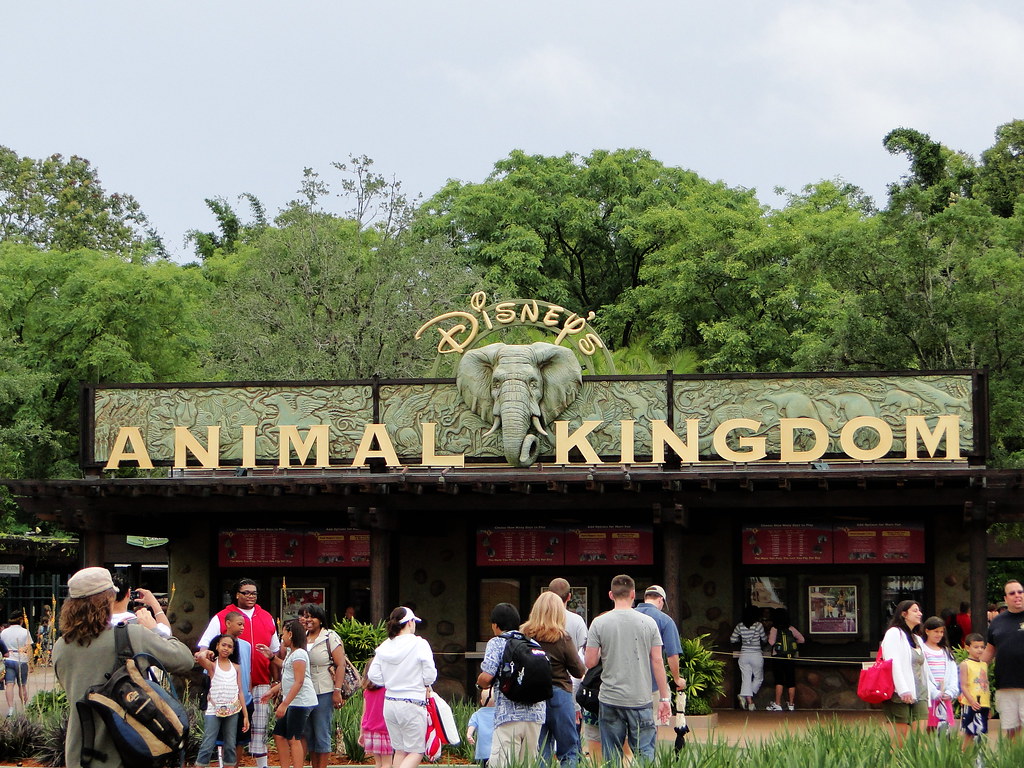 Entrance to Animal Kingdom theme park, Walt Disney World, … | Flickr