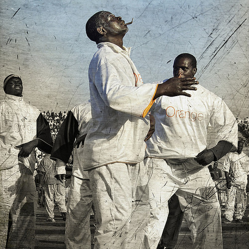 la Lutte Sénégalaise (XX). / Senegalese wrestling by lilion (Beatrix Jourdan)