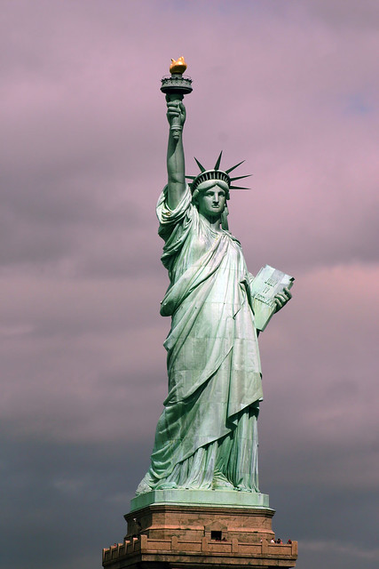 Statue of Liberty, New York Harbor.