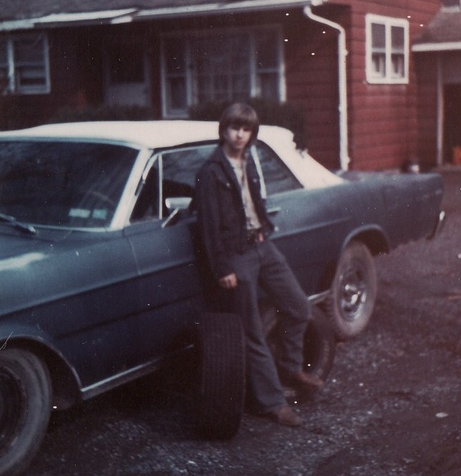 RICHIE BY ERNIE JRs 1966 FORD GALAXIE 500 CONVERTIBLE IN MARCH 1975