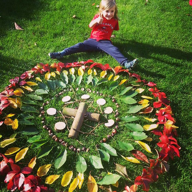 Natur Mandala  #nature #mandala #outdoor #kids #austria #loweraustria #weinviertel #niederösterreich