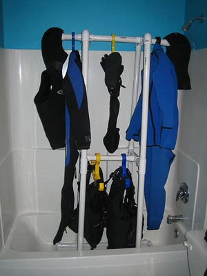 Pvc Scuba Rack Scuba Drying Rack | A PVC pipe drying rack I designed for dr… | Flickr