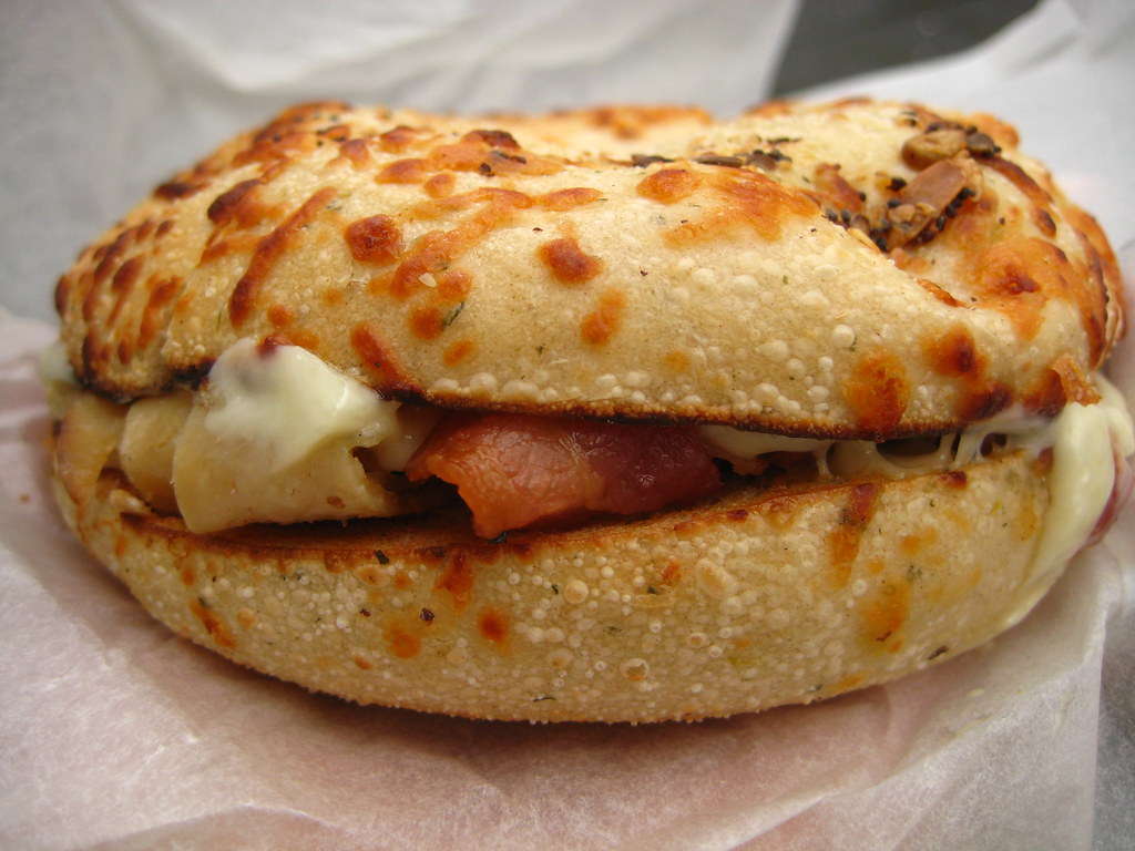 A Tasty Bagel Sandwich