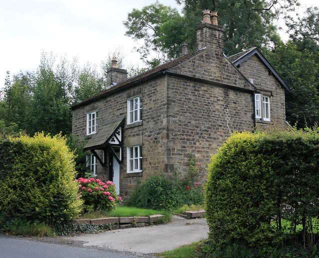Old, stonebuilt cottage, Hilldale village, Lancashire.