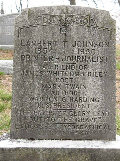 Grave of Lambert T. Johnson