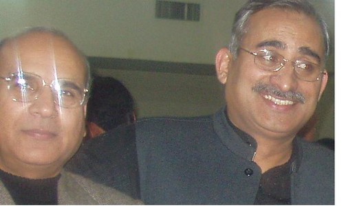 Jalil Aali and Hameed Shahid | by urdufiction