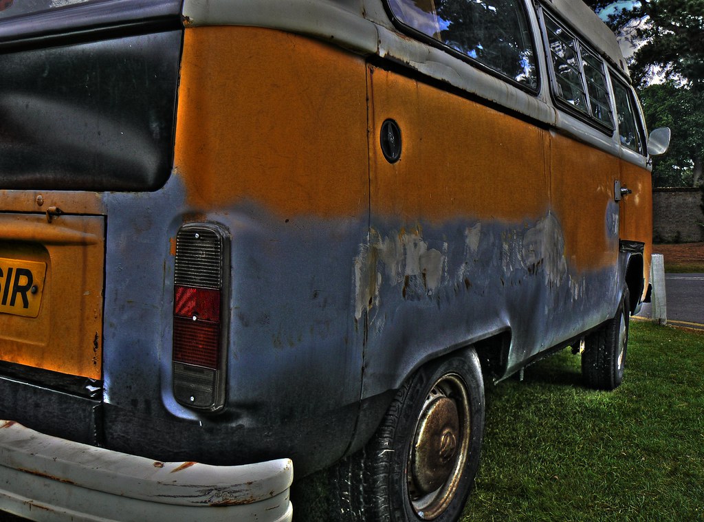 Rusty VW Van HDR | Christian Whitehead | Flickr