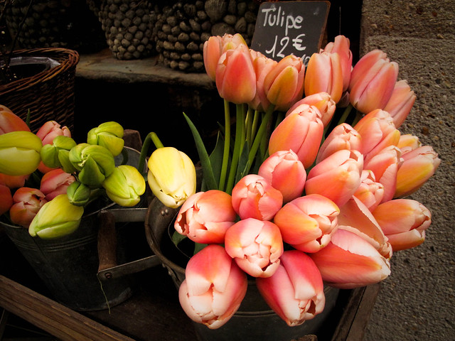 Parisian flower market