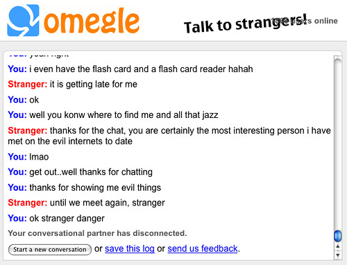 Omegle talk to strangers official site