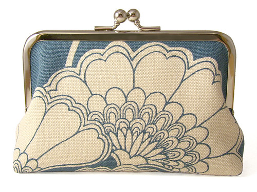 Japanese floral purse (featuring fabric by Florence Broadh… | Flickr
