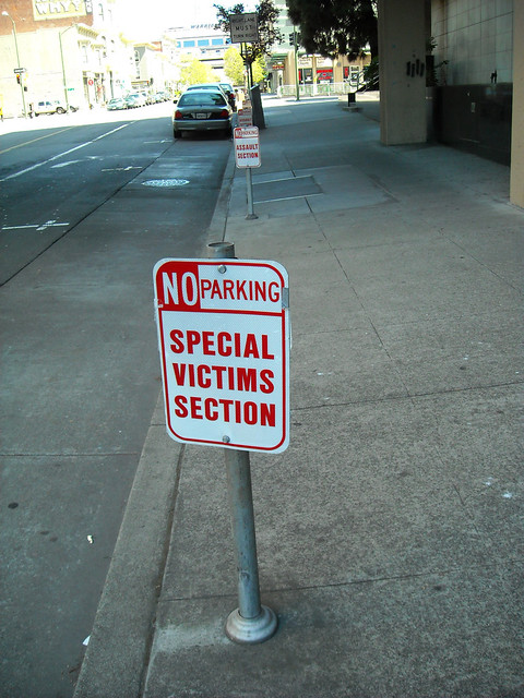 No Parking - Special Victims Section