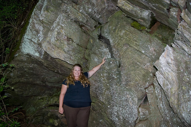 Alexis Lienhart and Folded Strata, Ijams Nature Center, Knoxville, Knox Co, TN