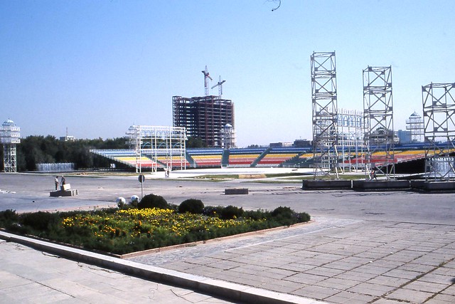 Temporary Stadium, Tashkent Sept 2002
