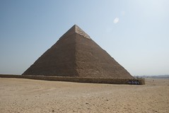 View of Kharfre pyramid