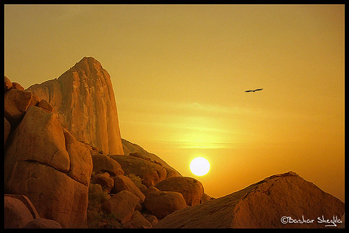 sunset mountain landscape sudan rocky taka totil kassala awitla