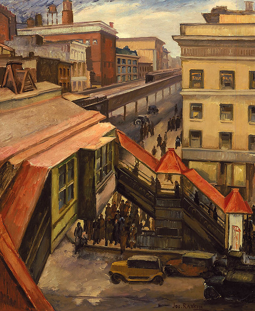 Joseph Raskin: Sixth Avenue L, 1934