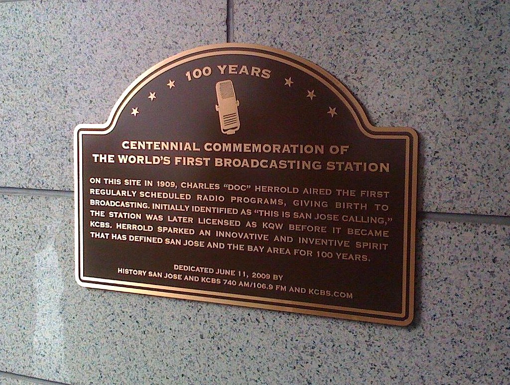 Broadcast Radio Centennial Commemoration Plaque