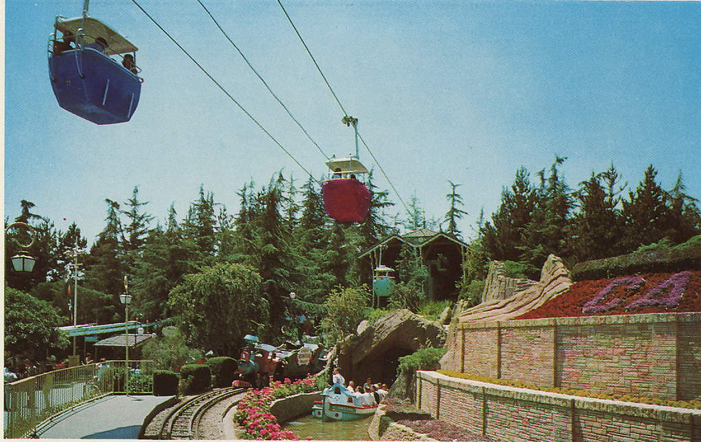 Disneyland Skyway Ride 1956-1994 | Here's the old Disneyland… | Flickr