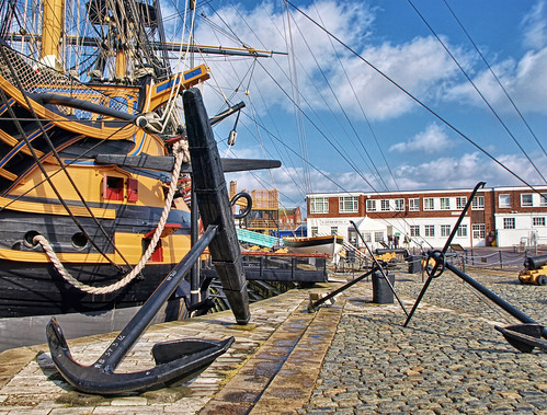 HMS Victory - Admral Lord Nelson's Ship by neilalderney123