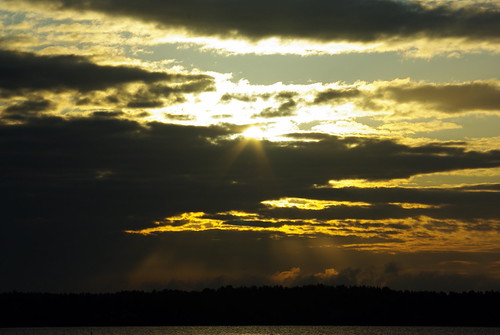 Sunrise by Carl-Fredric, sky cloud sun nature sunrise pentax sweden åmål k200d